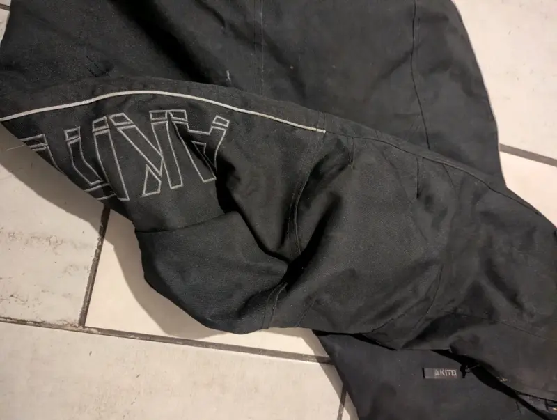 Pantalones para moto AKITO negros impermeables - 2