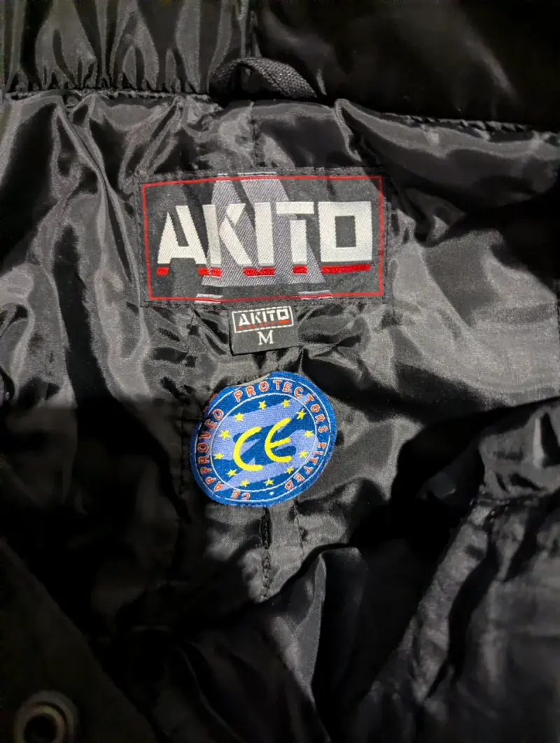 Pantalones para moto AKITO negros impermeables - 3
