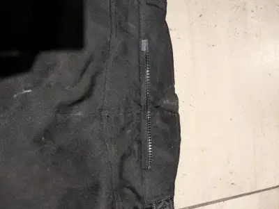 Pantalones para moto AKITO negros impermeables - miniatura 4