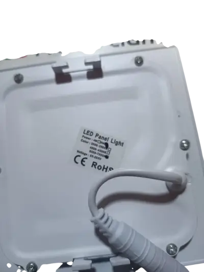 Pack 4 Panel Led Embutido Cuadrado 6w Fria - miniatura 4