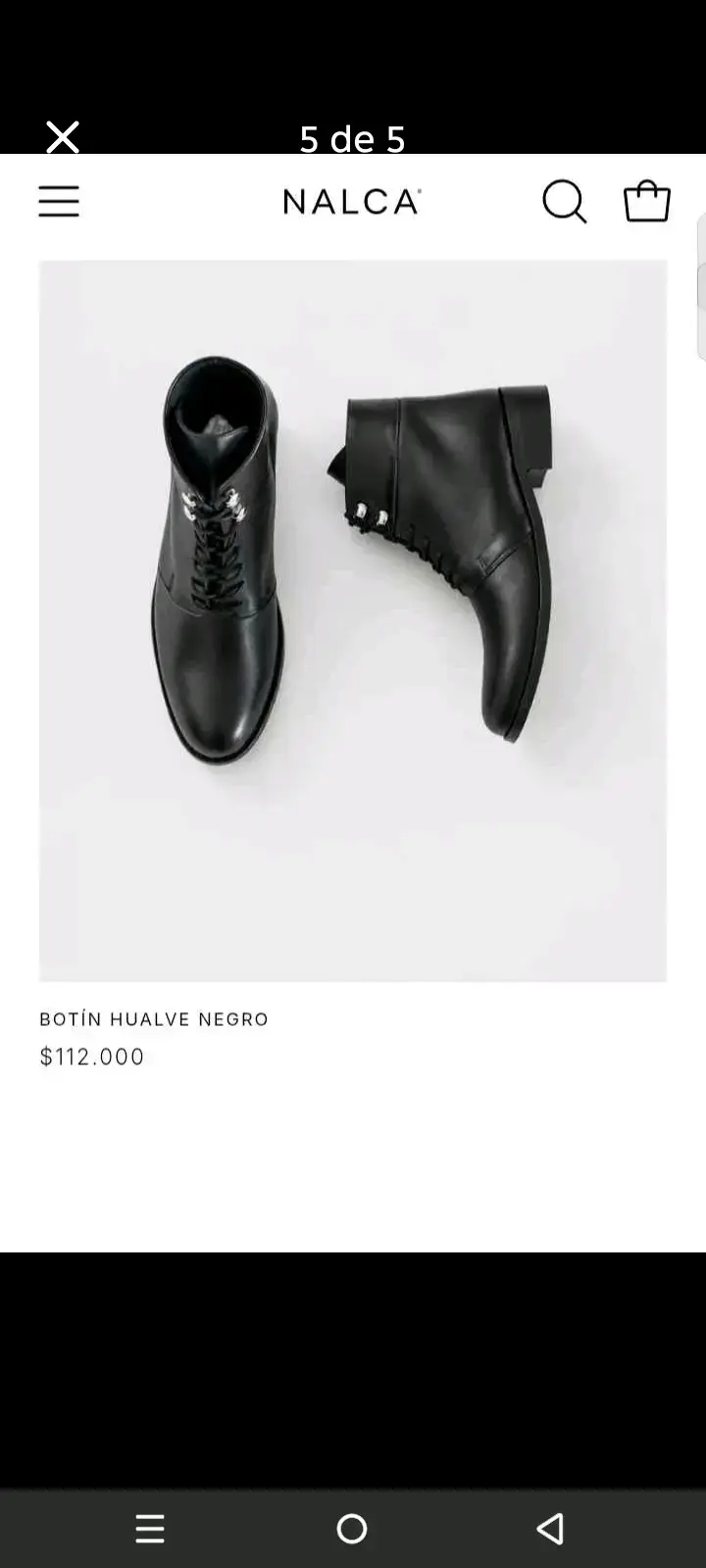 Botines de cuero mujer marca Nalca - 5