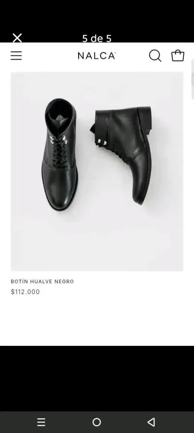Botines de cuero mujer marca Nalca - miniatura 5