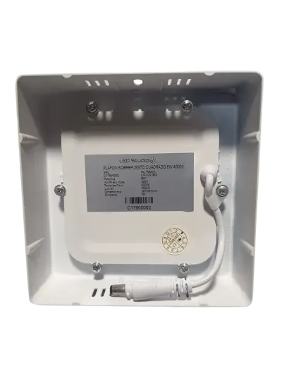 Panel Led Sobrepuesto Cuadrado 6w Neutra - miniatura 4