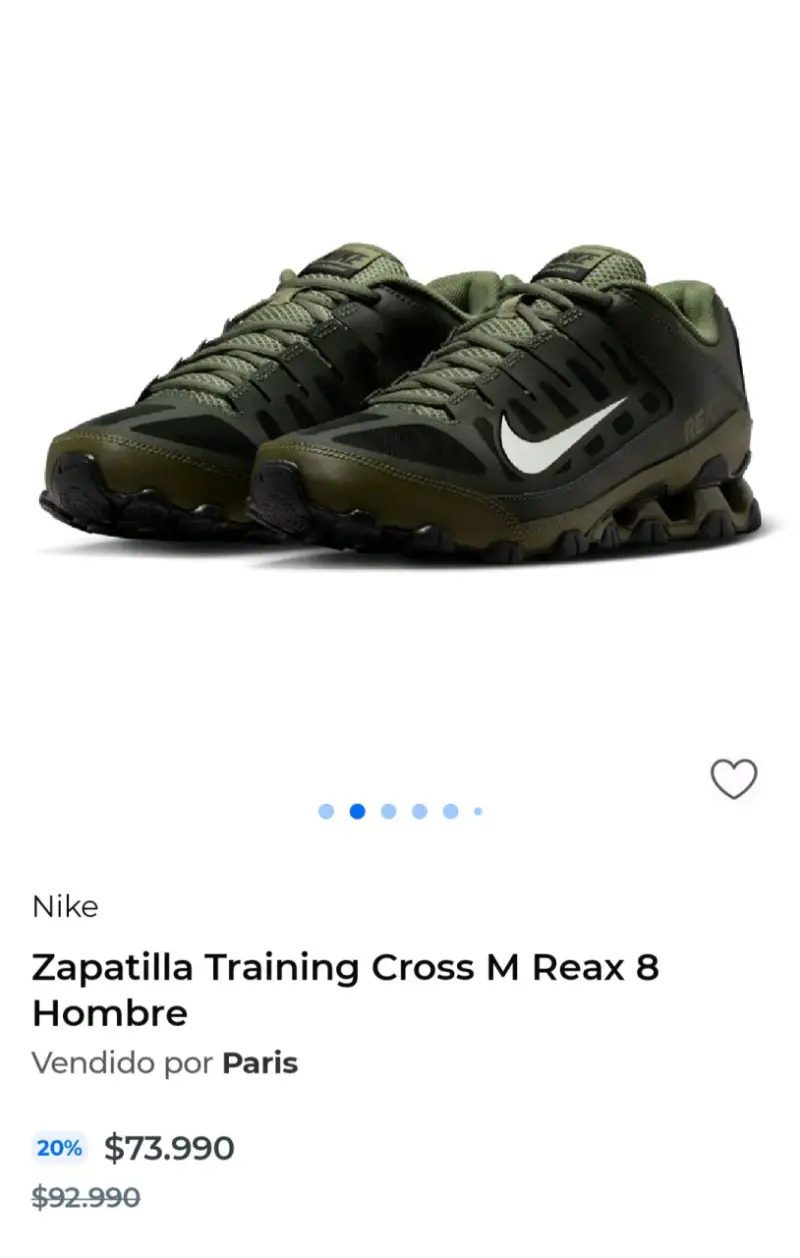 Zapatillas deportivas Nike Reax verdes - 3