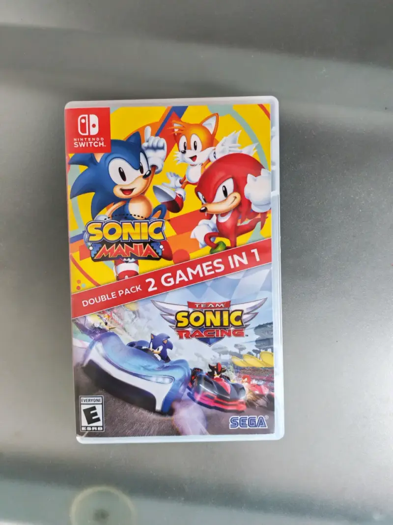 Pack 2 en 1 Sonic Mania y Sonic Racing N Switch - 1