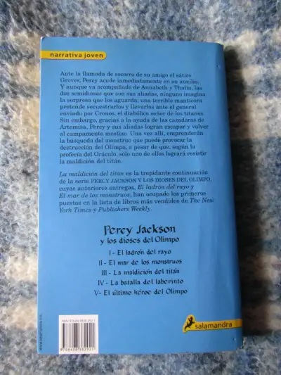 La Maldición del Titán de Rick Riordan - miniatura 2