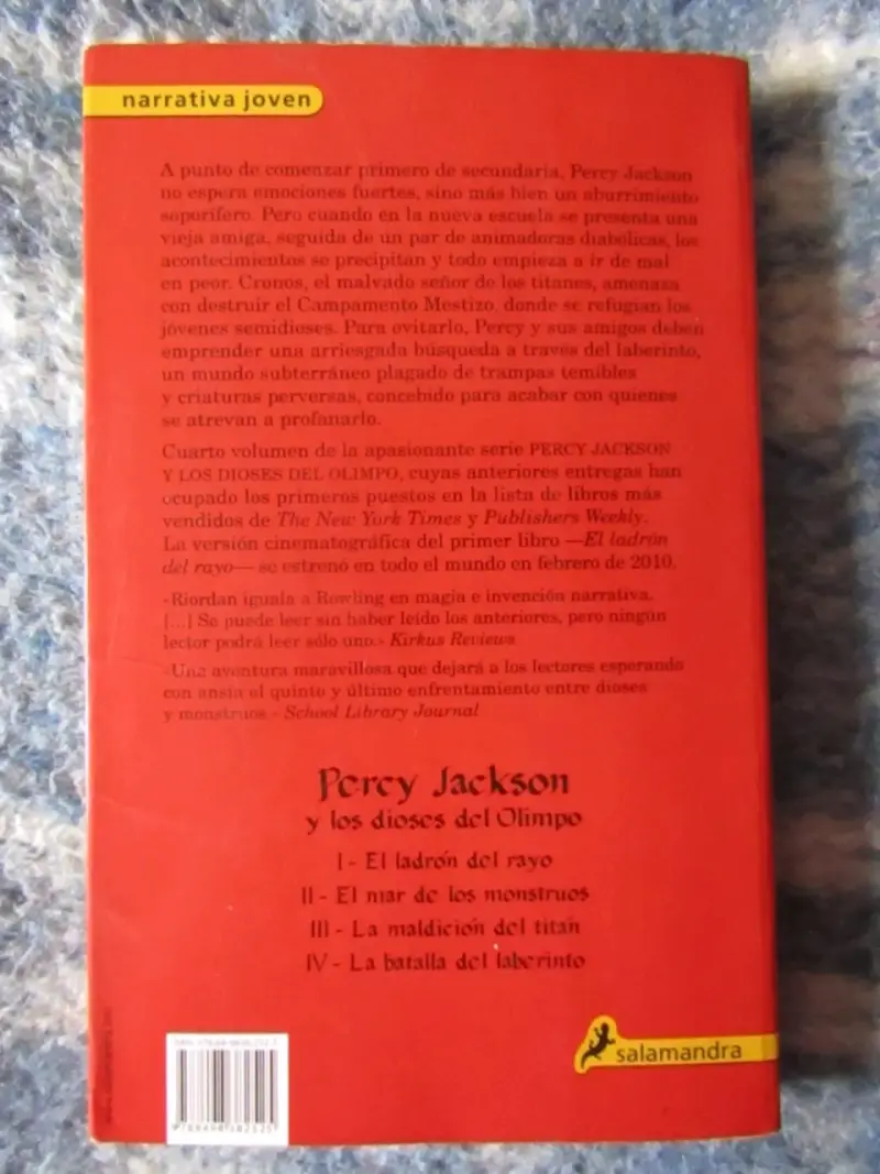 Libro La Batalla del Laberinto de Rick Riordan - 2