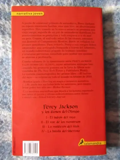 Libro La Batalla del Laberinto de Rick Riordan - miniatura 2