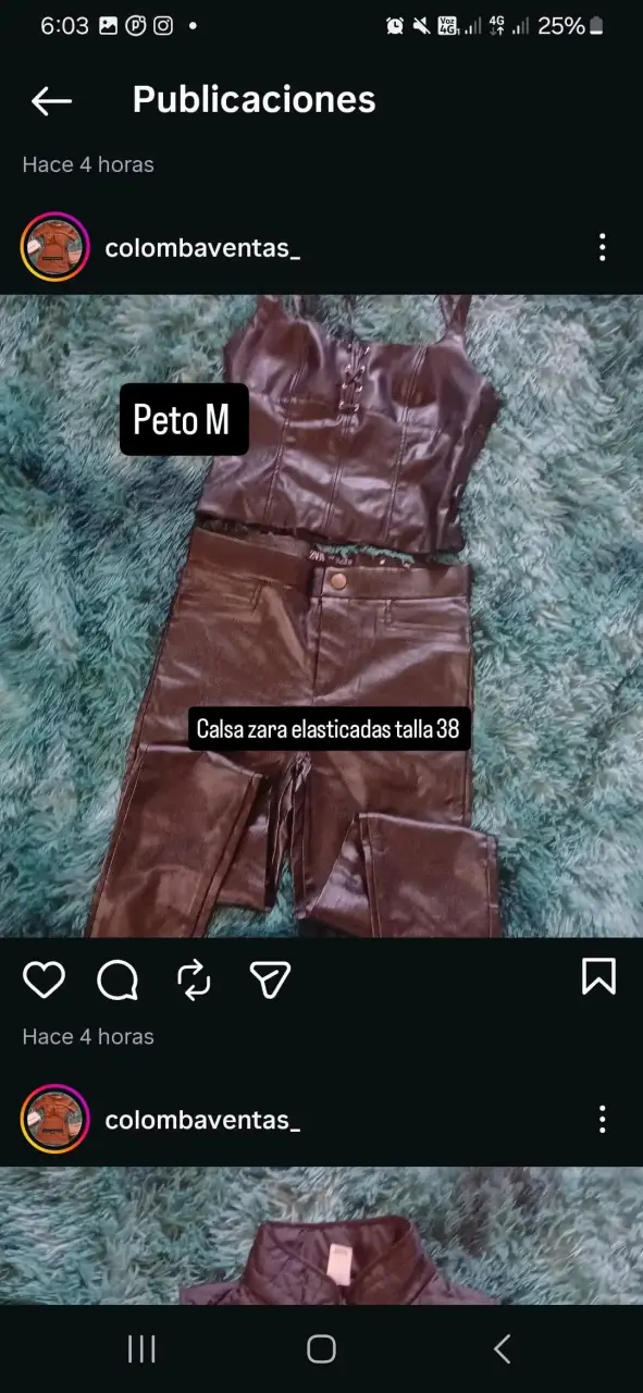 Vestido marrón elegante Zara talla L - 3