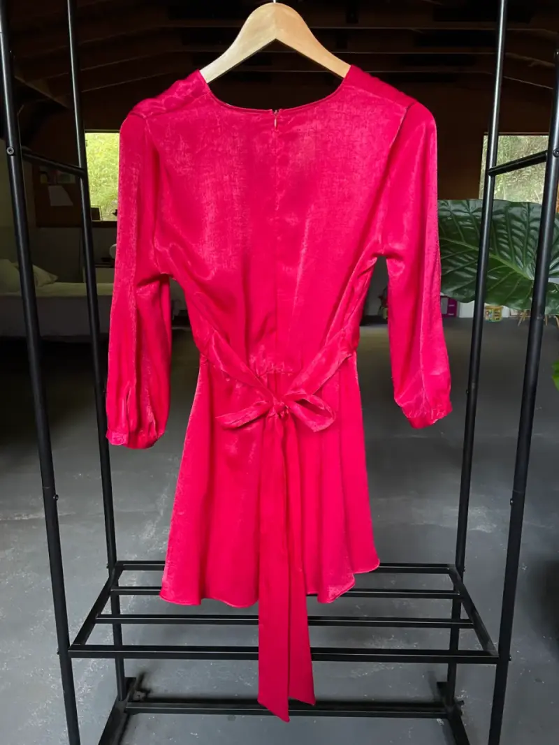 ❤️Vestido Zara con lazo en espalda Talla S - 3