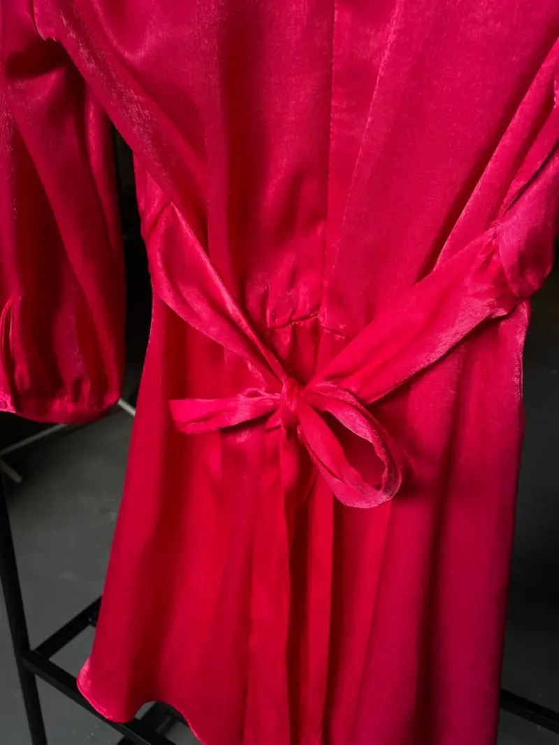 ❤️Vestido Zara con lazo en espalda Talla S - 4