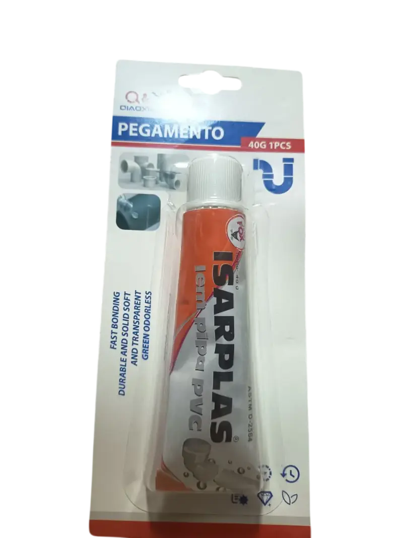Pack 6 Pegamento Instantaneo PVC 40g Q&X - 3