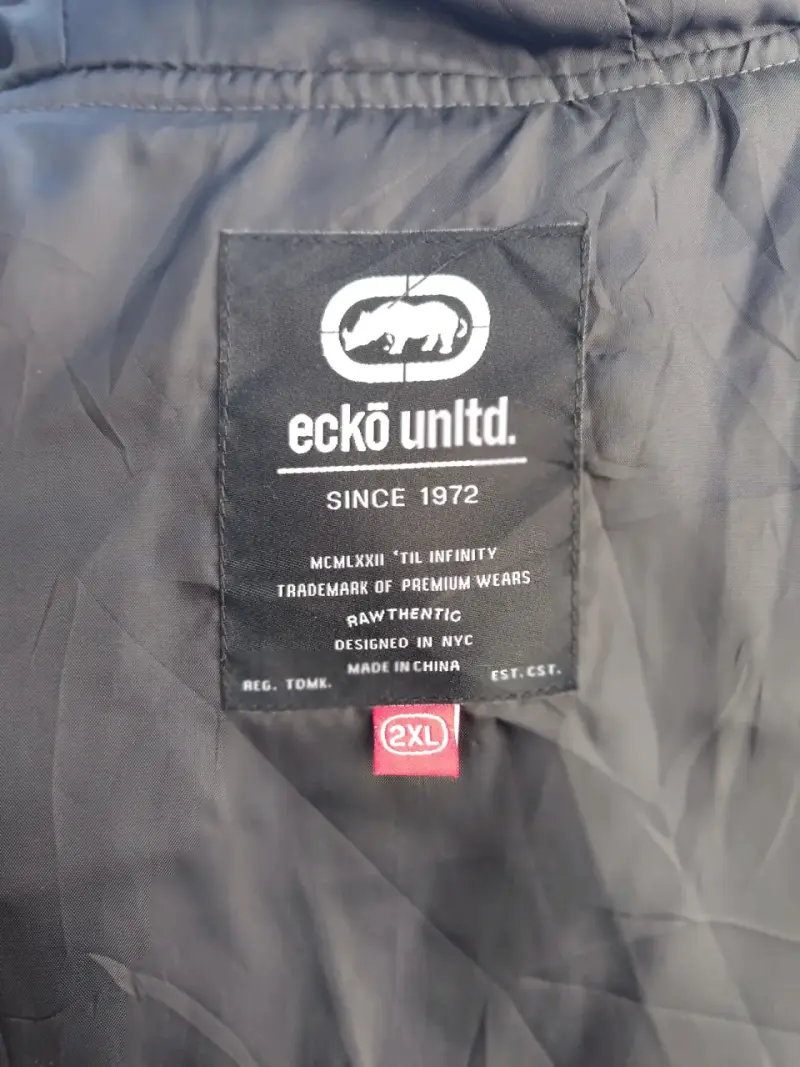 Chaqueta negra Ecko Unltd talla 2XL - 1