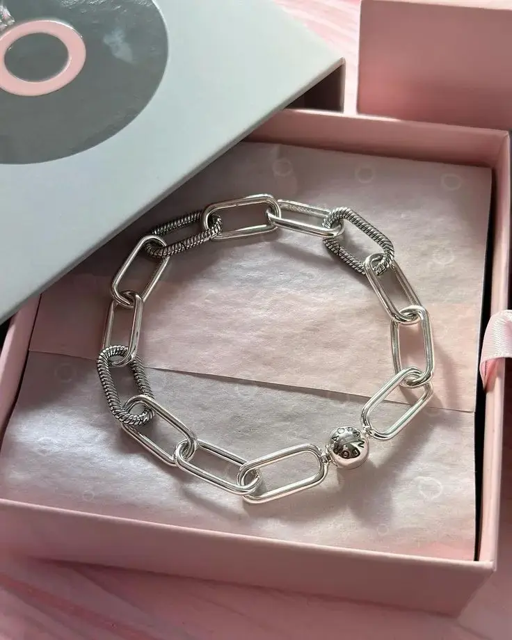 Pulsera Pandora eslabones plata - 3