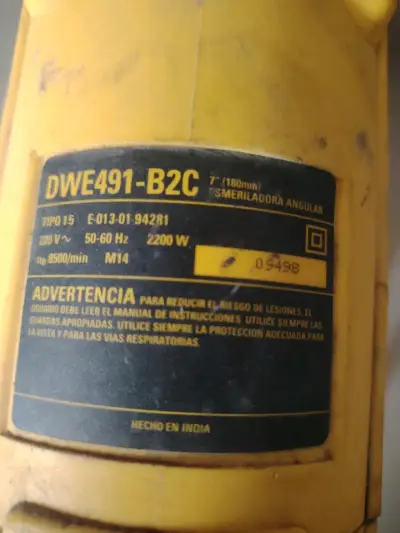 Esmeril angular DeWalt de alta potencia - miniatura 2
