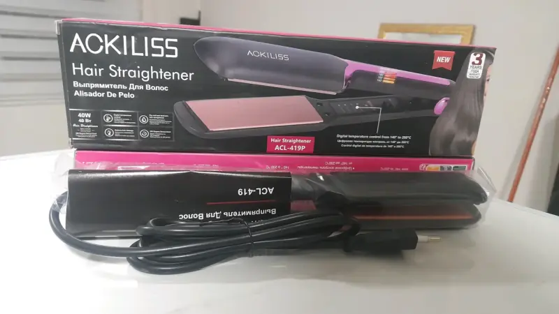 Plancha de Pelo Ackiliss ACL-419P Nueva