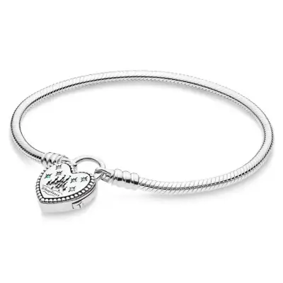 Pulsera Pandora plata 925 con dije corazón Disney - miniatura 2