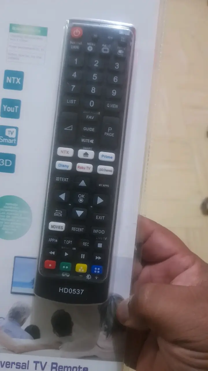Control remoto universal para TV HD0537 - 1