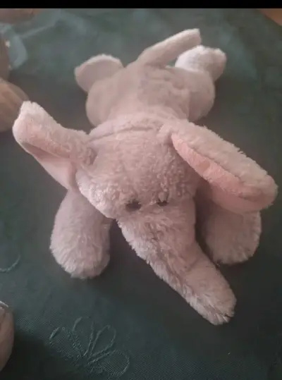 Peluche de elefante gris suave y tierno - miniatura 4