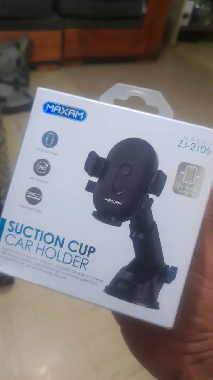 Soporte para celular Maxam con ventosa