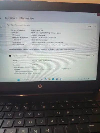 Notebook HP 14 pulgadas en buen estado - miniatura 4