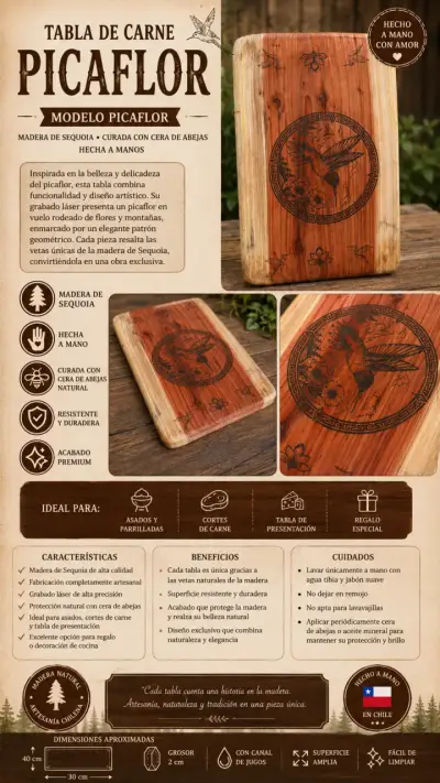 Tabla de cortar de madera grabada vikinga y otros - miniatura 1