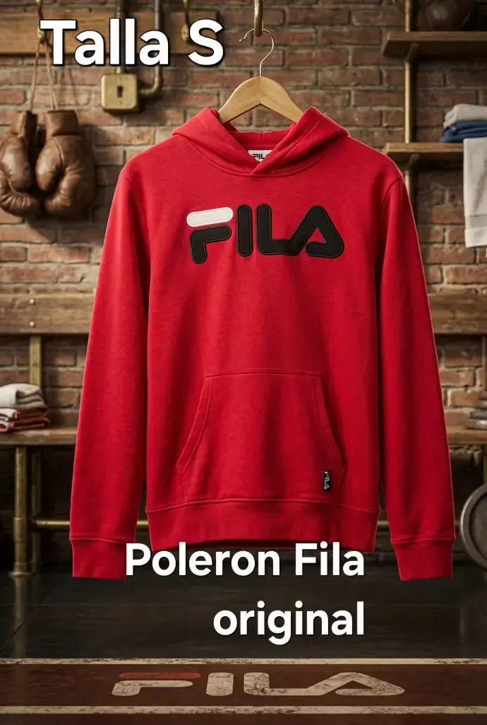 Polerón Fila rojo talla S original