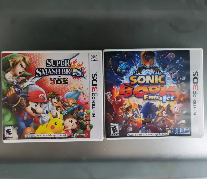 Juegos Nintendo 3DS Super Smash Bros y Sonic Boom - 1
