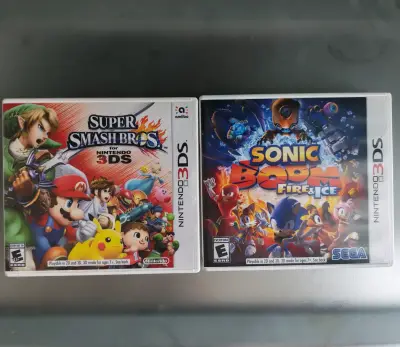 Juegos Nintendo 3DS Super Smash Bros y Sonic Boom - miniatura 1