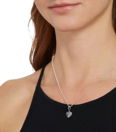 Collar Pandora con dije de corazón y luna - miniatura 3