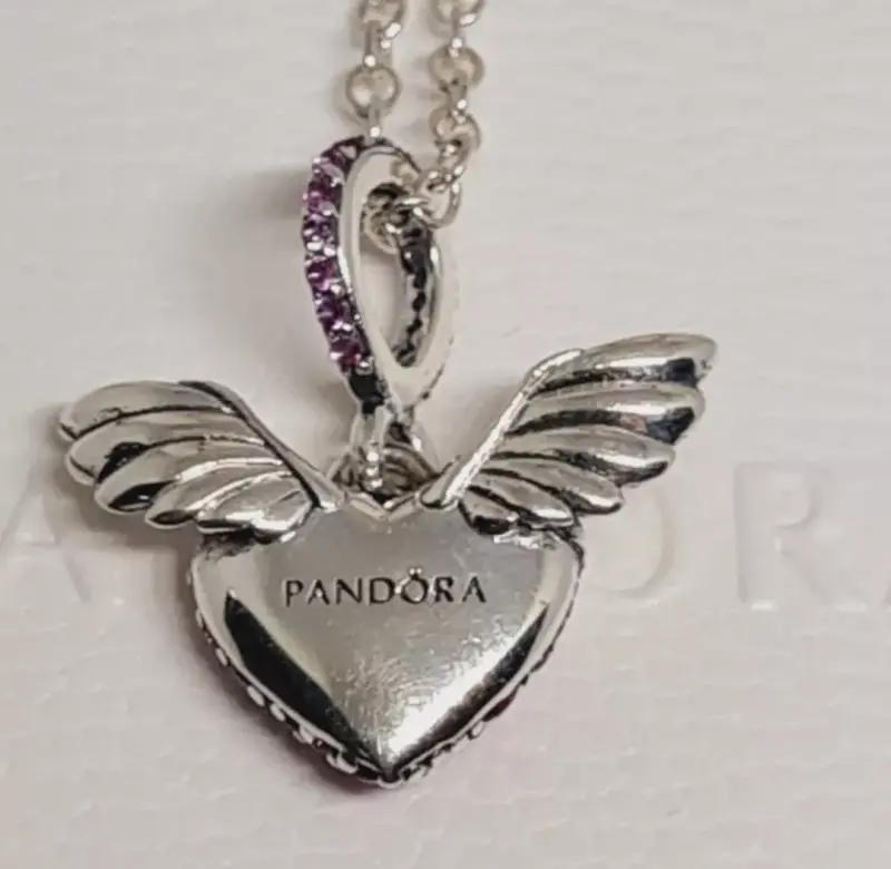 Collar Pandora Alas de Angel de plata 925 - 3