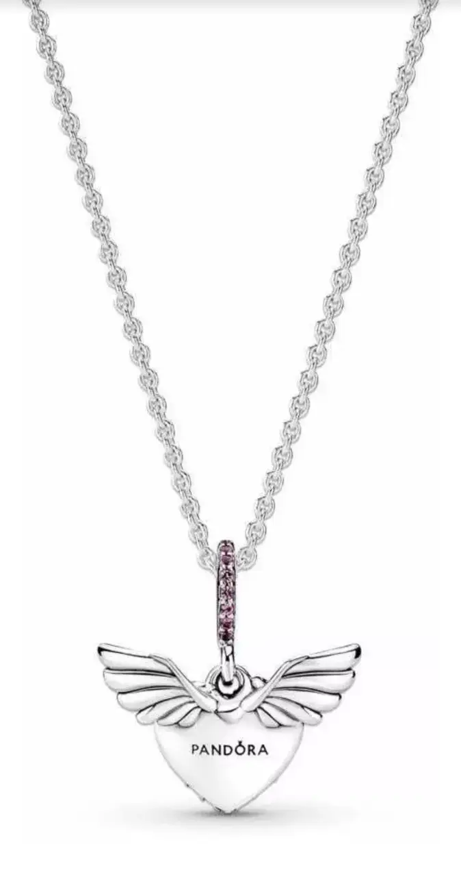Collar Pandora Alas de Angel de plata 925 - 5