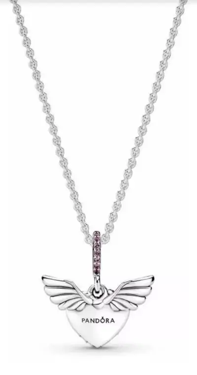 Collar Pandora Alas de Angel de plata 925 - miniatura 5