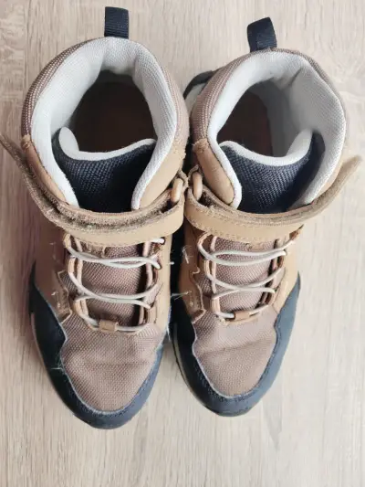 Botas de senderismo para niños C7A marrones - miniatura 2