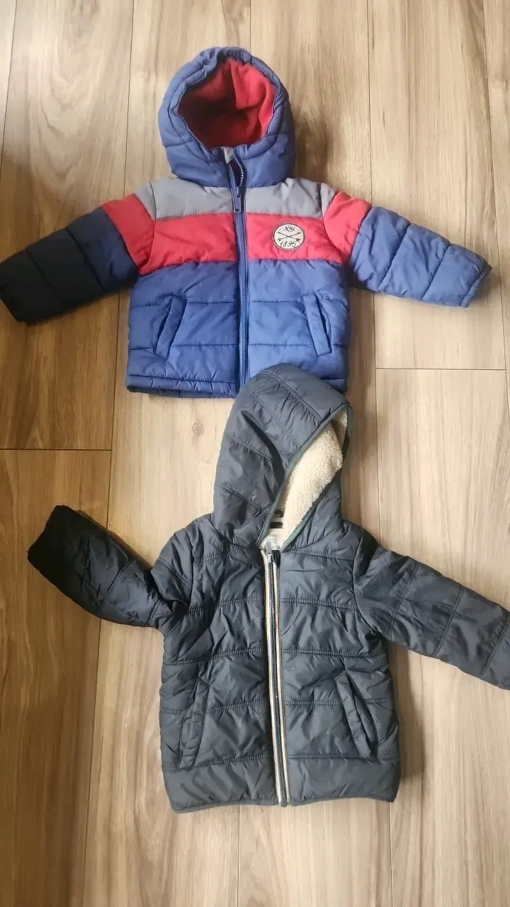 Parkas de invierno para niños con capucha