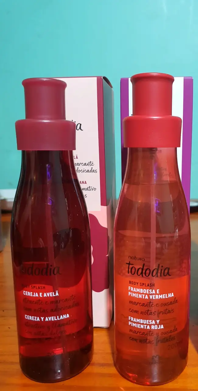 Body Splash Natura Tododia Cereza y Avellana