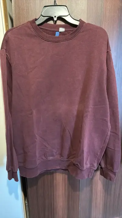 Polerón burdeos unisex talla M - miniatura 1