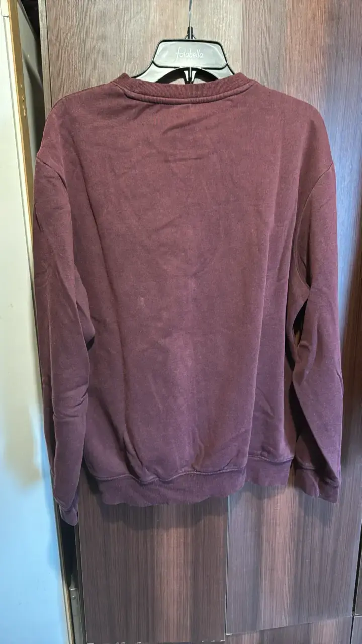 Polerón burdeos unisex talla M - 2