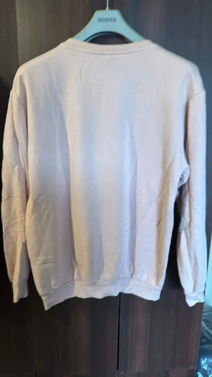 Polerón beige unisex de algodón - 2