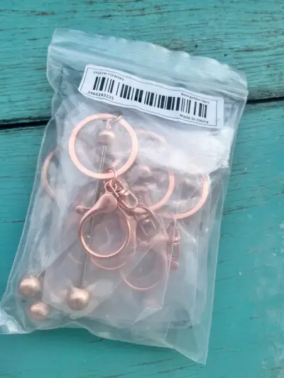 Anillos de llavero rosa gold - miniatura 1