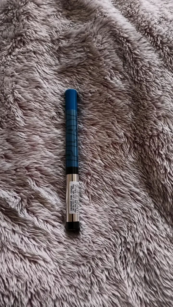 Bolígrafo azul de tinta recargable