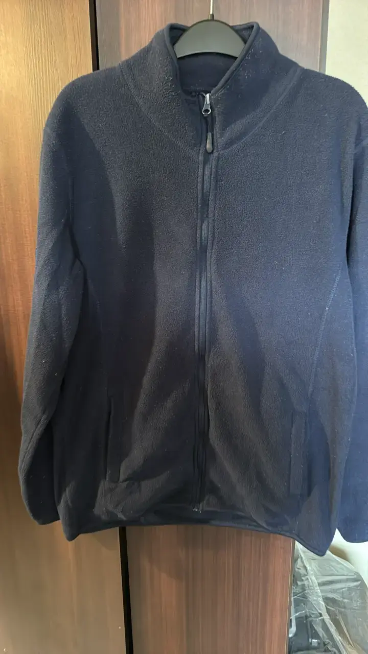Chaqueta polar azul marino para hombre - 1