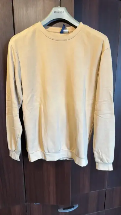 Polerón beige unisex en buen estado - miniatura 1