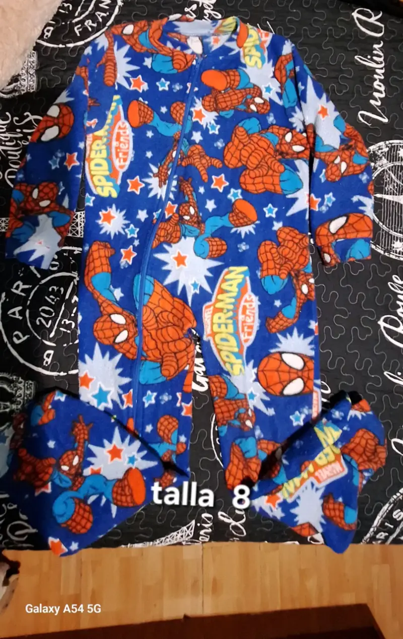 Disfraz de dragón rojo para niños talla 6-8 - 6