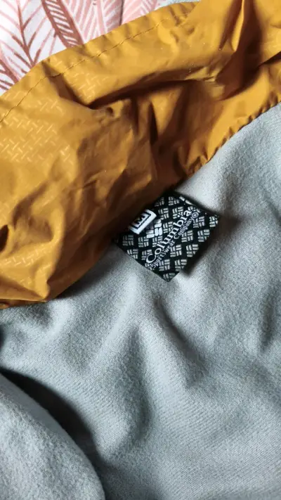 Chaqueta impermeable amarilla Columbia para hombre - miniatura 2