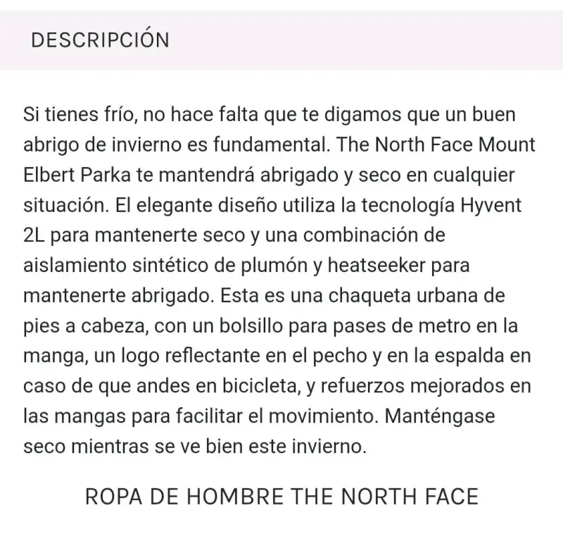 Chaqueta impermeable The North Face negra - 6