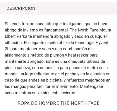 Chaqueta impermeable The North Face negra - miniatura 6
