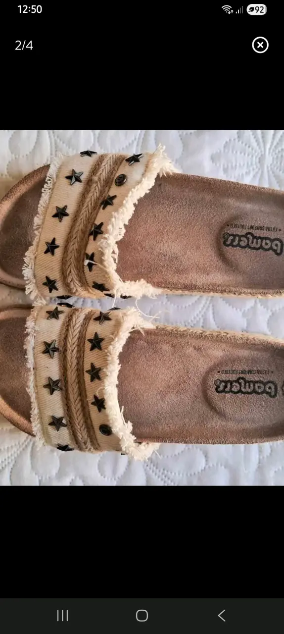Sandalias de plataforma con estrellas decorativas - 2