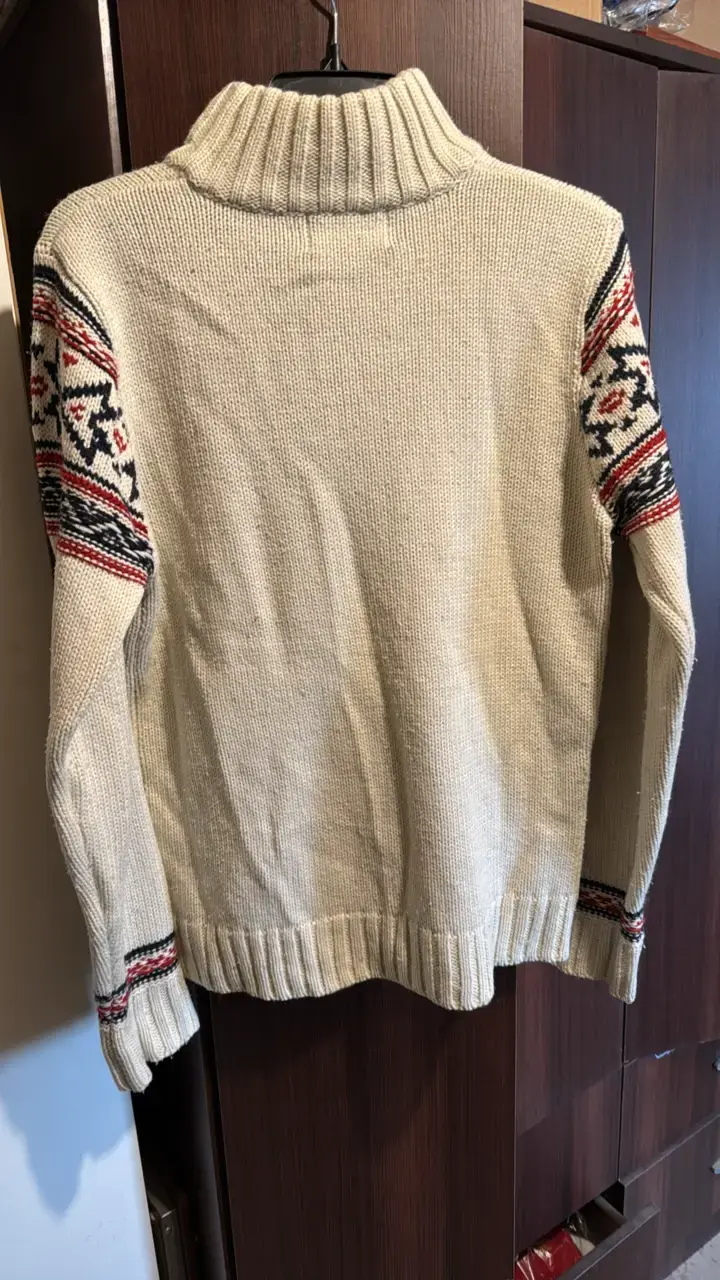 Suéter de lana con diseño étnico - 2