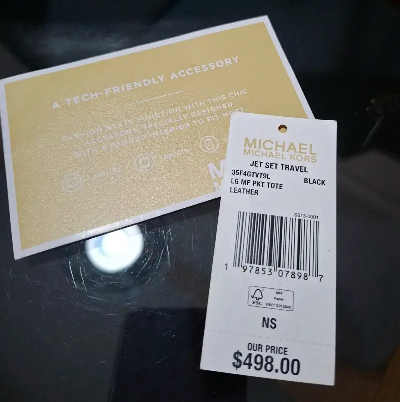 Bolso tote Michael Kors negro elegante - 3